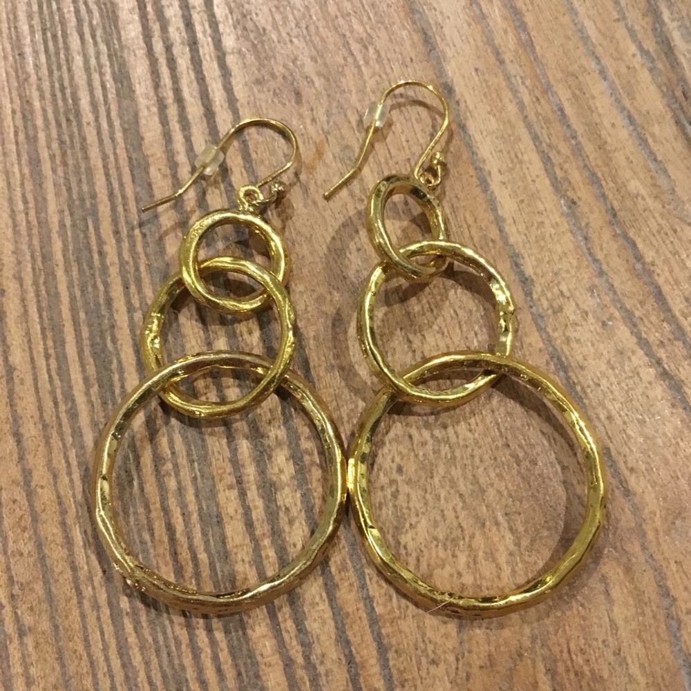 Large Dangly Hoops